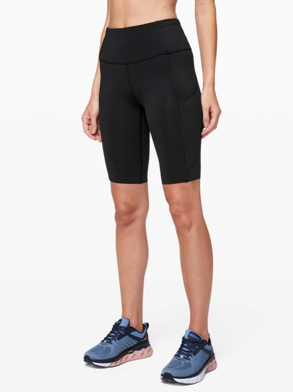 Lululemon Fast And Free Short 10” Non-Reflective Black 12 Workout Gym Athletic